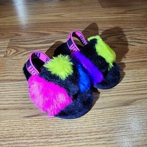 UGG Fluff Yeah Party Spots slippers